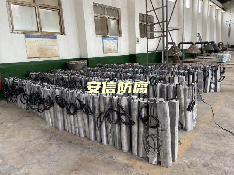 我公司鎂陽(yáng)極，鋁合金陽(yáng)極，鋁犧牲陽(yáng)極，鎂陽(yáng)極，鎂合金犧牲陽(yáng)極在呼和浩特?zé)捰蛷S(chǎng)的使用被評(píng)為優(yōu) 秀生產(chǎn)商